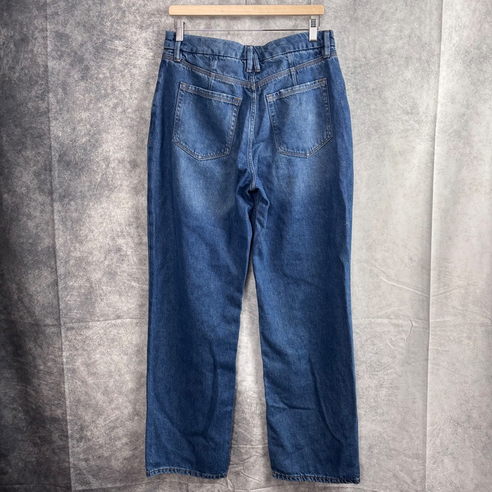 Good American Good 90's Mid Rise Baggy Jeans Blue Wash Size 8/29‎ - Picture 2 of 7